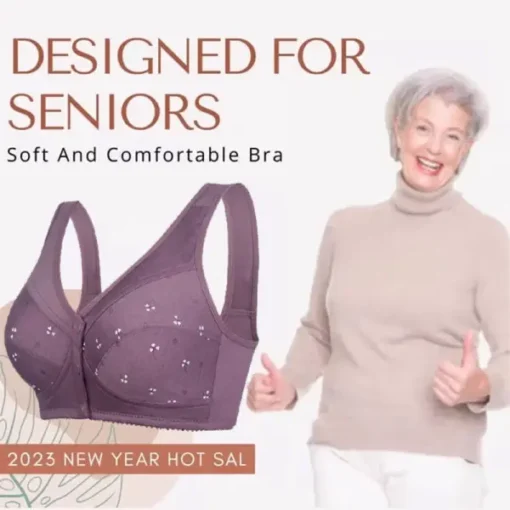 Design for Senior Front Closure Cotton Bra - Image 3