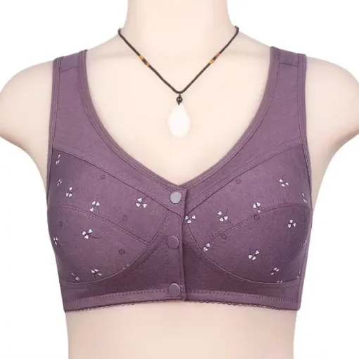 Design for Senior Front Closure Cotton Bra - Image 6