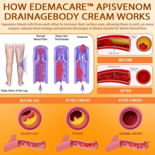 EdemaCare™ ApisVenom DrainageBody Cream - Image 6