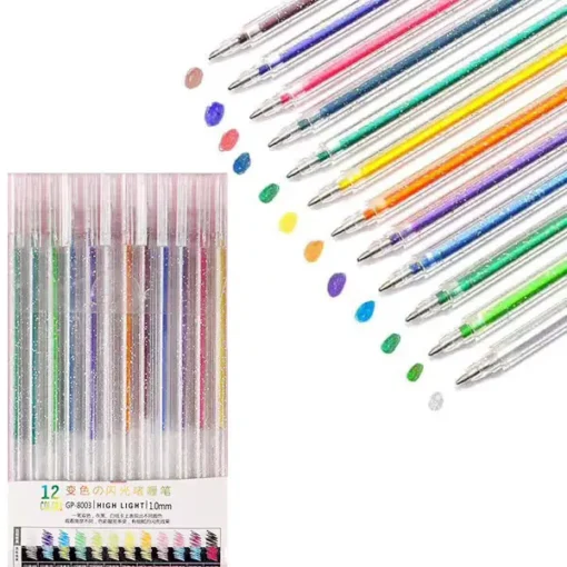 Glitter Gel Pen Set - Image 11