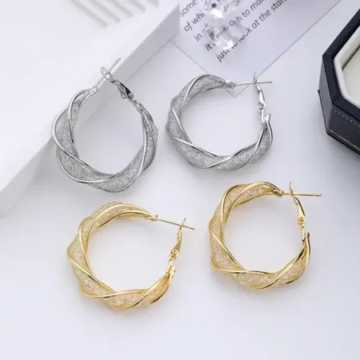 Histone Lymphatic activity hoop earrings - Image 14