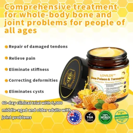 LOVILDS™ Bee Poison & Turmeric Arthritis Therapy Cream - Image 4