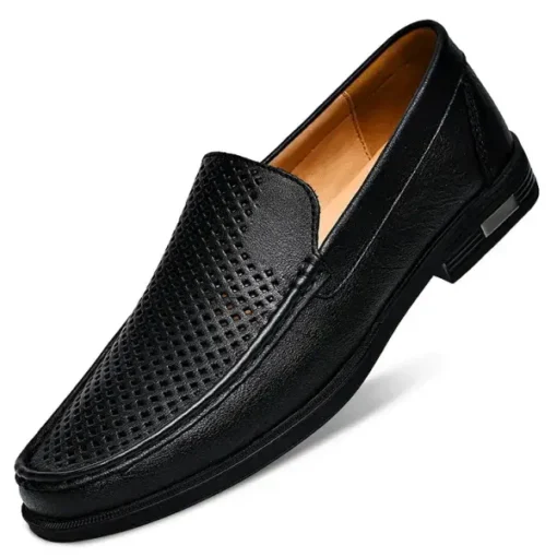 Men’s Italian Genuine Leather Loafers - Image 11