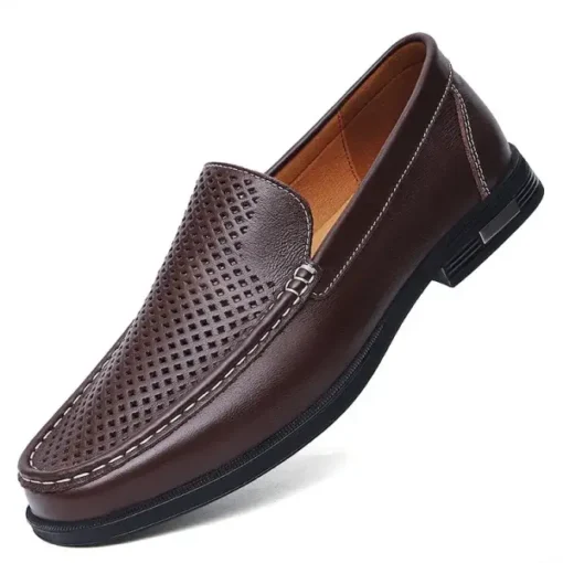 Men’s Italian Genuine Leather Loafers - Image 12