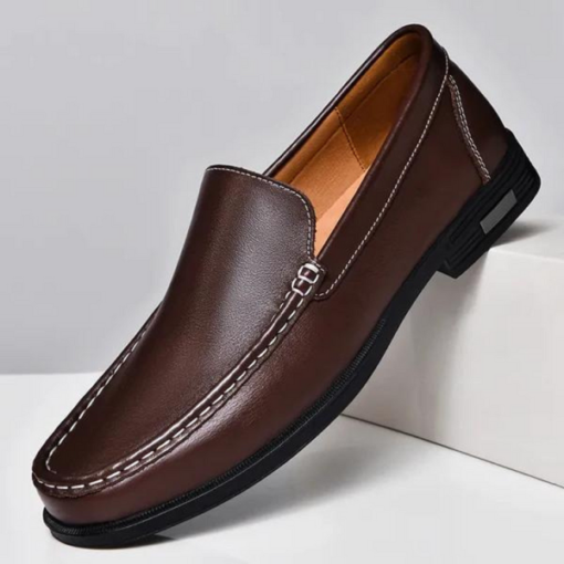 Men’s Italian Genuine Leather Loafers - Image 16