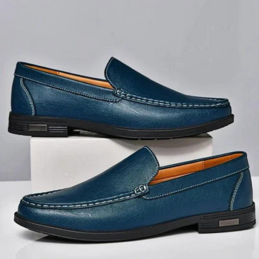 Men’s Italian Genuine Leather Loafers - Image 2