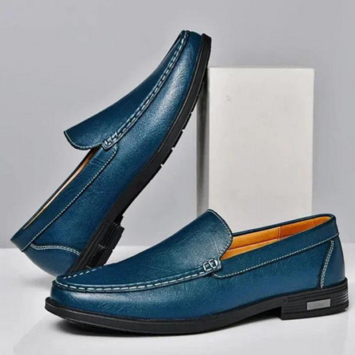 Men’s Italian Genuine Leather Loafers - Image 3