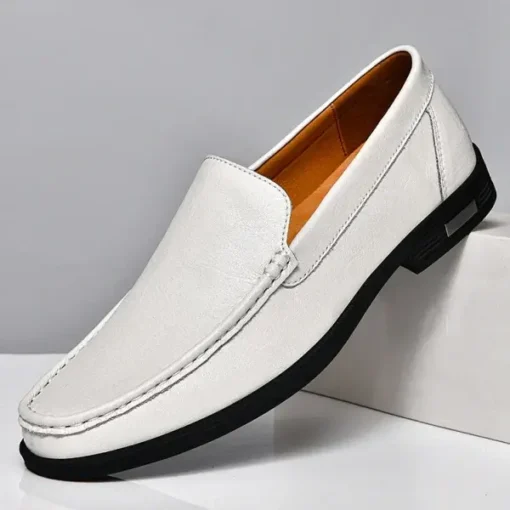 Men’s Italian Genuine Leather Loafers - Image 6