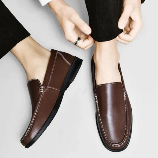 Men’s Italian Genuine Leather Loafers - Image 9