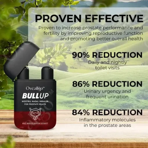 Oveallgo™ Spain BullUp Advanced Double Holes Nasal Inhaler for Prostate Health - Image 3