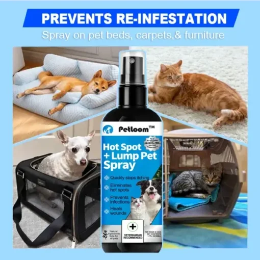 PETLOOM ™ Lumps & Hot Spots Pet Natural Spray - Image 14