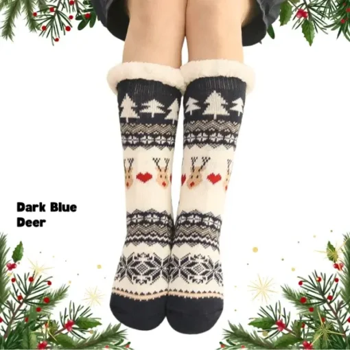 Ultra-thick Cashmere Slipper Home Socks - Image 17