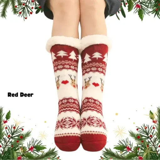 Ultra-thick Cashmere Slipper Home Socks - Image 18