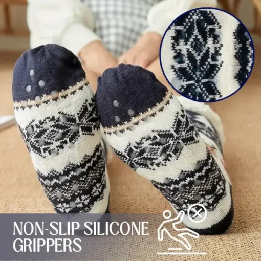 Ultra-thick Cashmere Slipper Home Socks - Image 3