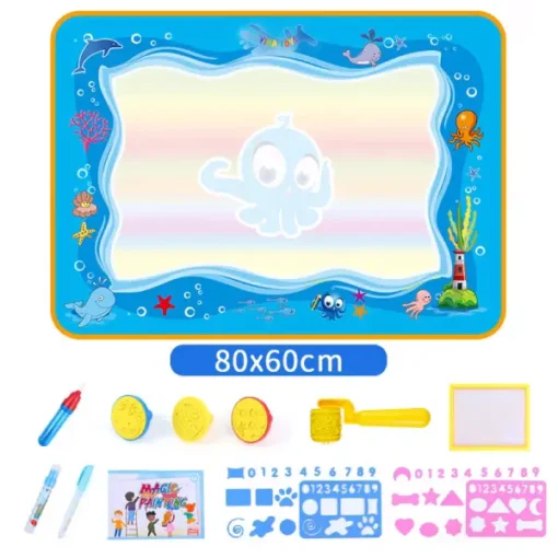 Water Doodle Mat - Aqua Painting Drawing Mat Mess Free Learning Toy Mat - Image 27