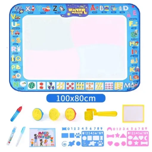 Water Doodle Mat - Aqua Painting Drawing Mat Mess Free Learning Toy Mat - Image 30