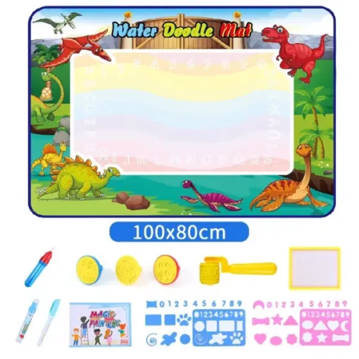 Water Doodle Mat - Aqua Painting Drawing Mat Mess Free Learning Toy Mat - Image 32