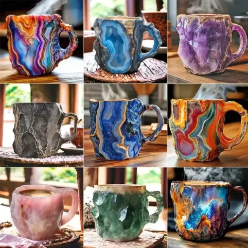 AEXZR™ Mineral Crystal Coffee Cups - Image 2