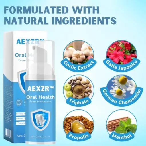 AEXZR™ Oral Health Foam Mouthwash - Image 5