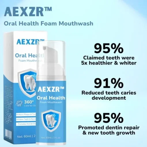 AEXZR™ Oral Health Foam Mouthwash - Image 6