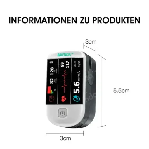 Bikenda™ Next-Generation Intelligent Multifunctional Non-Invasive Laser Blood Glucose Meter - Image 11