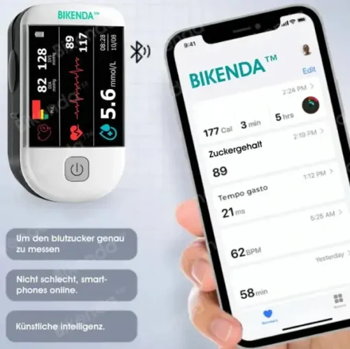 Bikenda™ Next-Generation Intelligent Multifunctional Non-Invasive Laser Blood Glucose Meter - Image 4