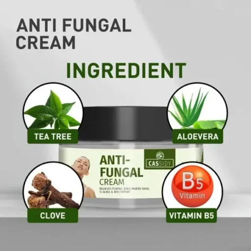 CASSIDY Anti Fungal Cream Aloevera and Tea Tree Extract 50 gm - Image 3