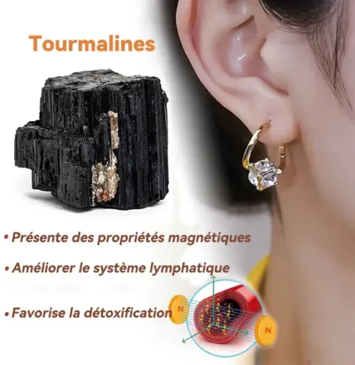 CZTICLE™ Lymphvity MagneTherapy Germanium Earrings - Image 4