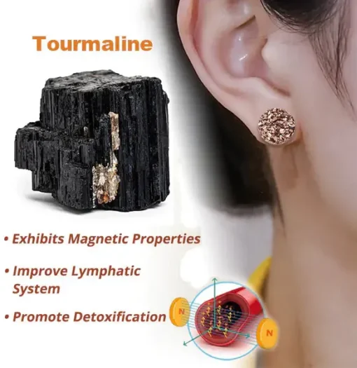 CZTICLE™ Lymphvity MagneTherapy Germanium Earrings - Image 4