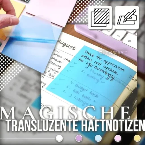 Cithway™ Magische transluzente Haftnotizen