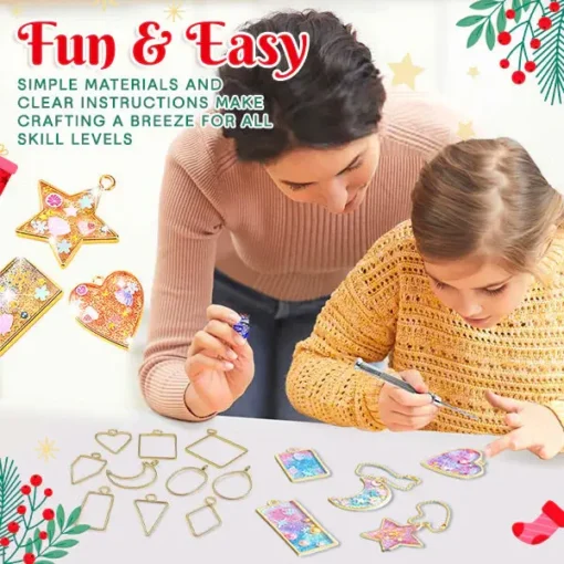 DIY Resin Pendant Kits For Child - Image 3