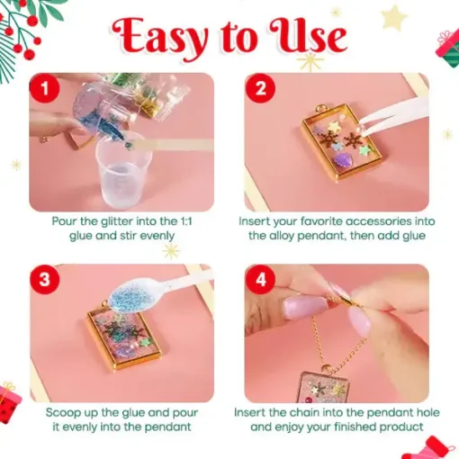 DIY Resin Pendant Kits For Child - Image 6