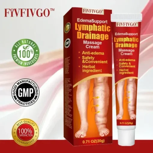 Fivfivgo™ EdemaSupport Lymphatic Drainage Massage Cream