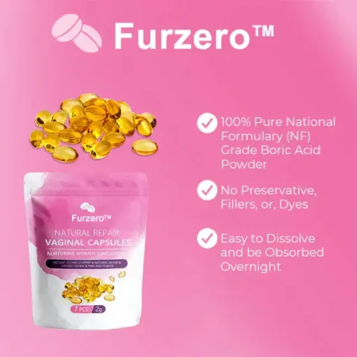 Furzero™ Instant Itch Relief & Natural Detox & Firming Repair & Pink and Tender Natural Capsules - Image 8