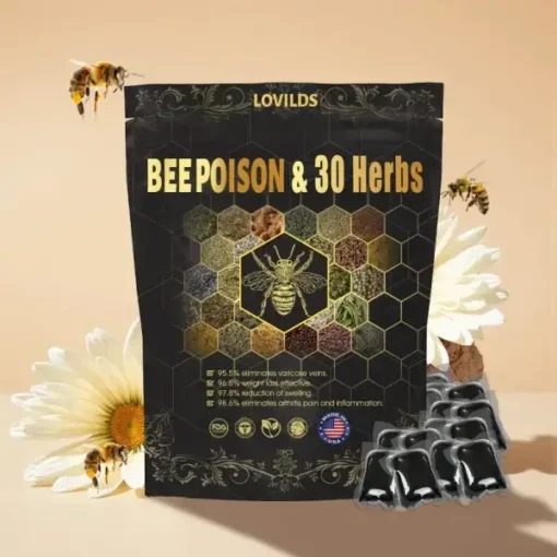 LOVILDS® Bee Poison & 30-Herb Detox Foot Soak Beads for Body Sculpting - Image 14