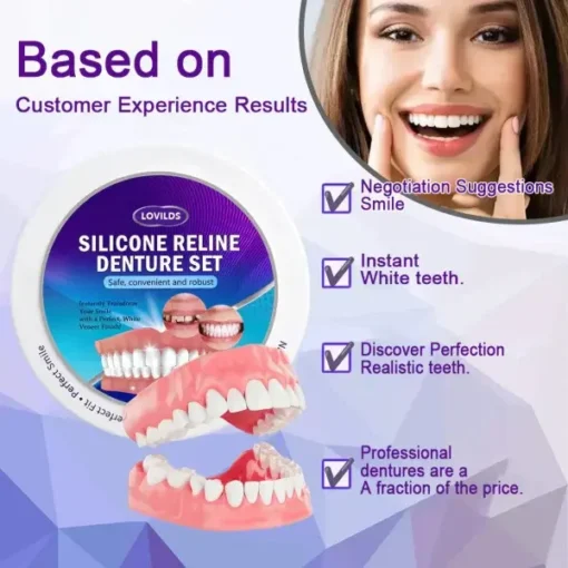 LOVILDS™ Silicone Lined Denture Set - Image 5