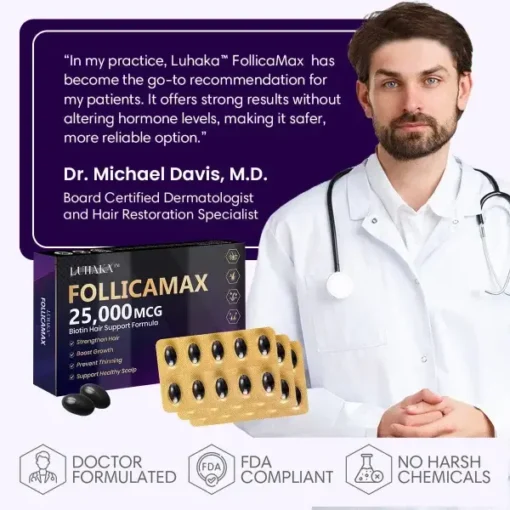 Luhaka™ FollicaMax 25,000 MCG Hair Growth Support - Image 4