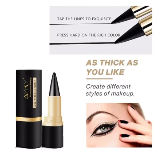 Natural Black Eyeliner Cream - Image 4