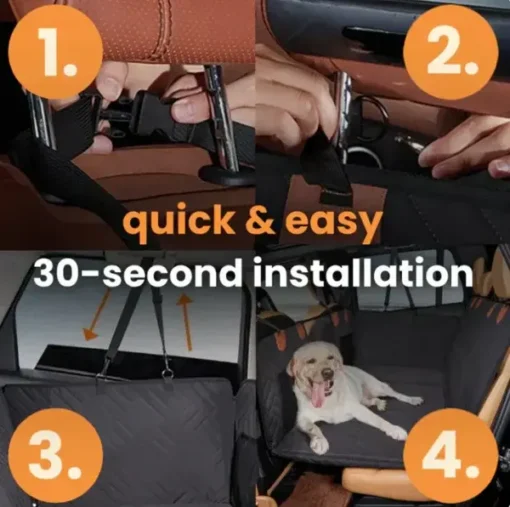 ODEIUN 2.0™м-HardBottom Dog Car seatProtector - Image 14