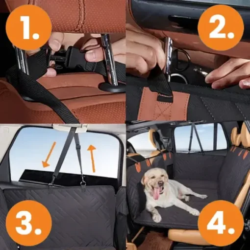 ODEIUN 2.0™м-HardBottom Dog Car seatProtector - Image 15