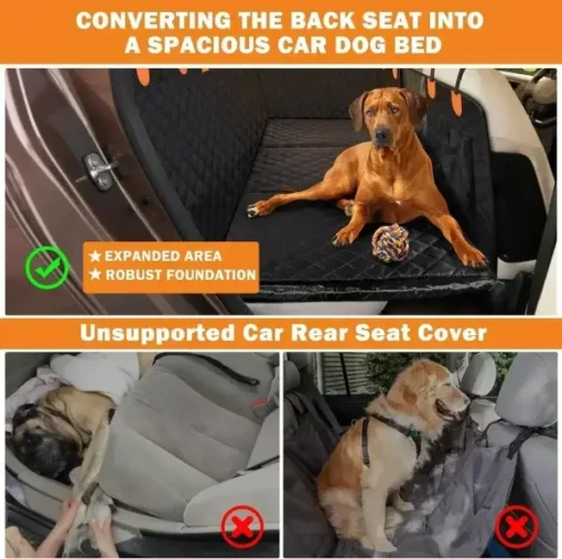 ODEIUN 2.0™м-HardBottom Dog Car seatProtector - Image 2