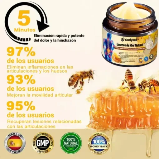 Ourlyard™ Natural Bee Essences Instant Ultra-Strength Pain Relief Cream - Image 2