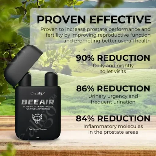 Oveallgo™ BeeAir Double Holes Nasal Inhaler Pro for prostate Wellness - Image 3