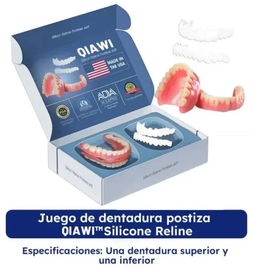 QIAWI – Premium Custom Silicone Denture Set