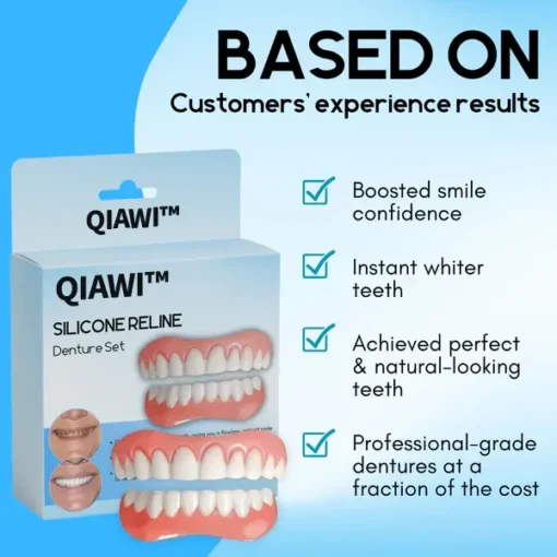 QIAWI ™ Silicone Reline Denture Set - Image 2