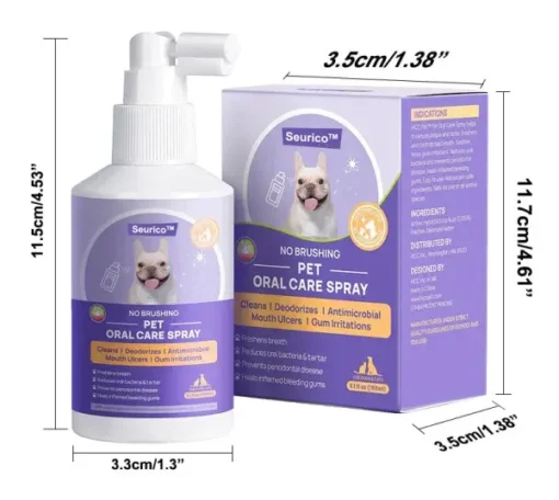 Seurico™ Teeth Cleaning Spray with Oral Probiotics for Dogs & Cats - Image 9