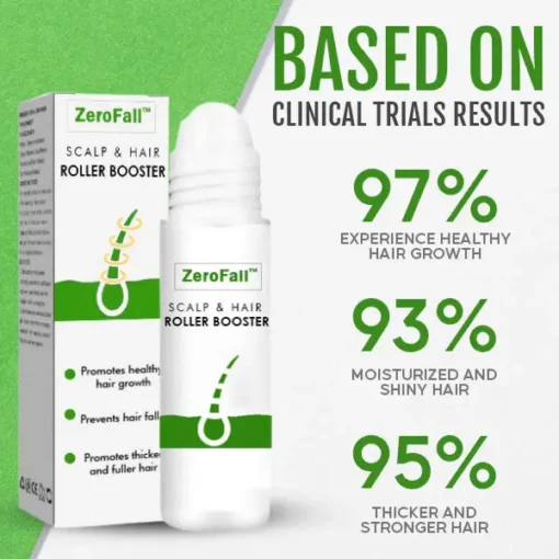 ZeroFall™ Scalp & Hair Roller Booster – Proven and Tested by Dermatologist - Image 5